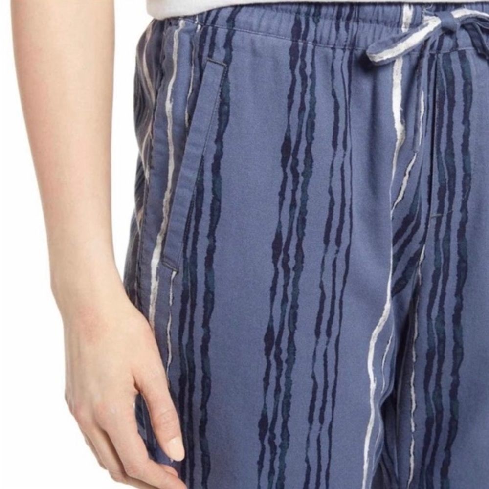CASLON Casual Blue and White Striped Drawstring Waist Pants Size XS - Picture 4 of 12